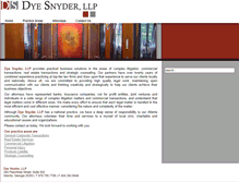 Tablet Screenshot of dyesnyder.com